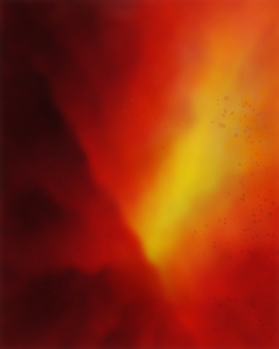 Video loop of Denis Leclerc’s digital artwork Igneous Planes (2025). This contemplative animation intensifies the geological inspiration of the work through shifting planes of red, orange, and yellow. Designed for screen-based presentation, the animation complements the static limited edition prints.