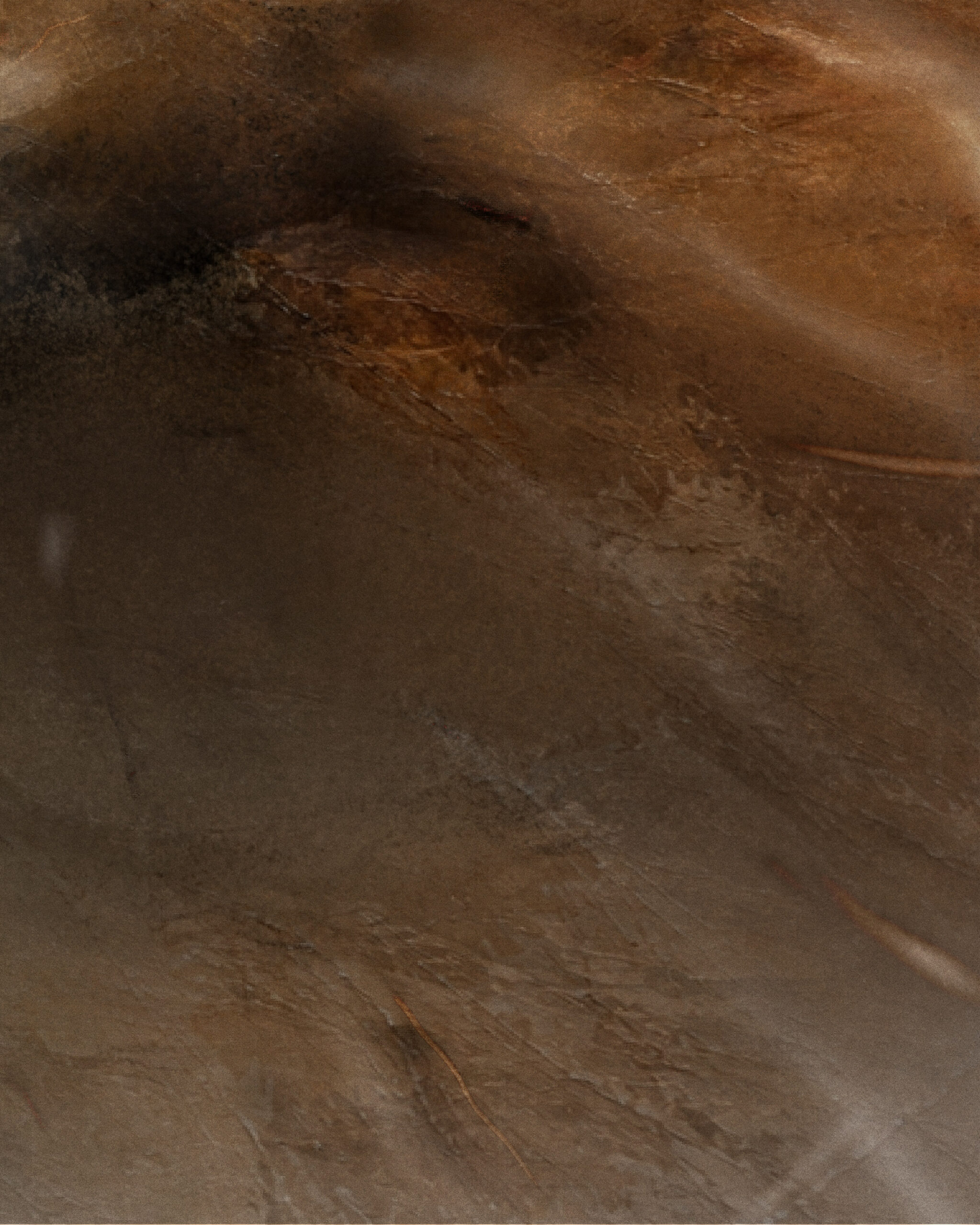 Abstract detail of Ur I digital artwork showing dark depth and internal fractures