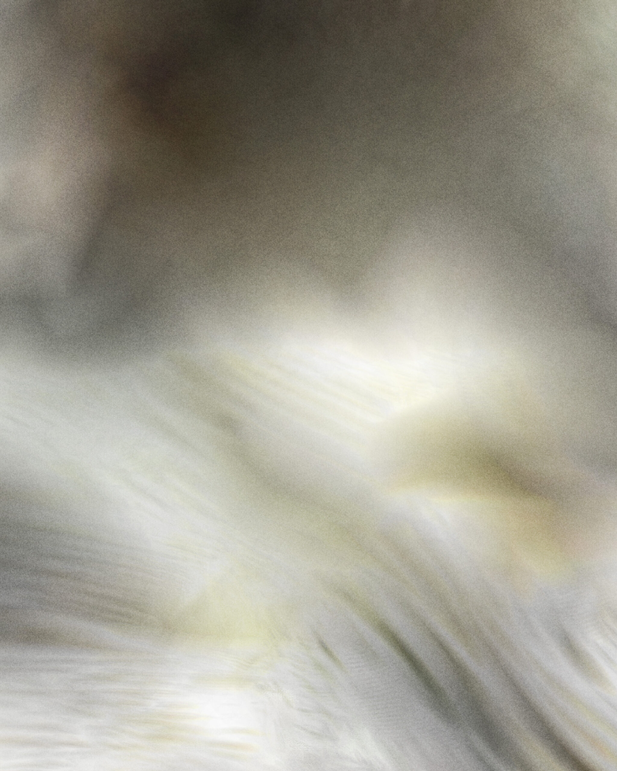 Detail of Atheria digital artwork showing blurred lines and layered textures forming a vortex-like motion