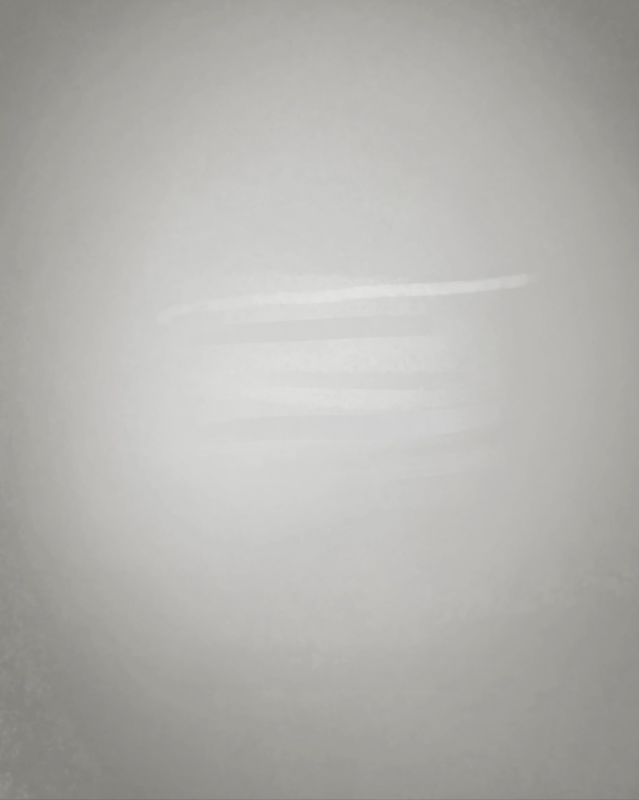 Timelapse animation of the digital artwork Dispersal Trace by Denis Leclerc, showing gradual layering of white tones and subtle gestures