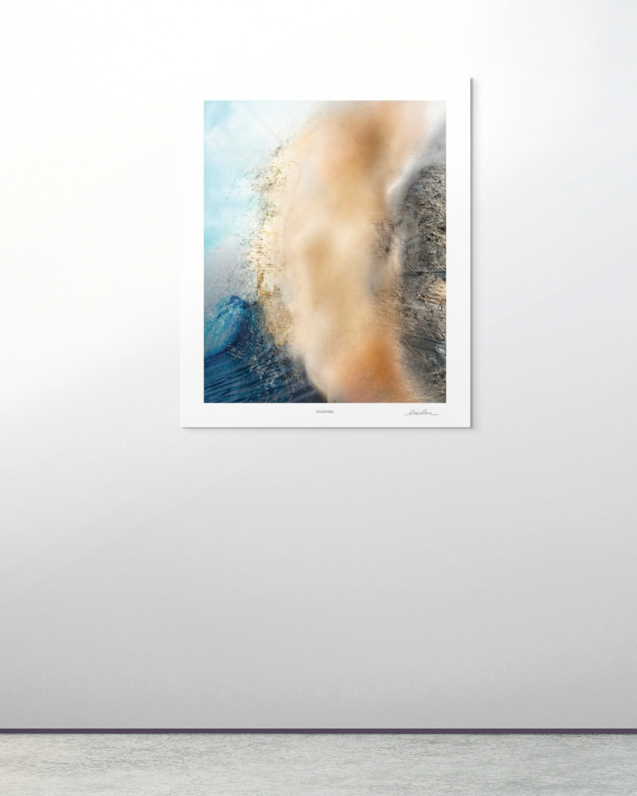 Incarnata by Denis Leclerc displayed as a limited edition fine art print in a gallery-style wall setting